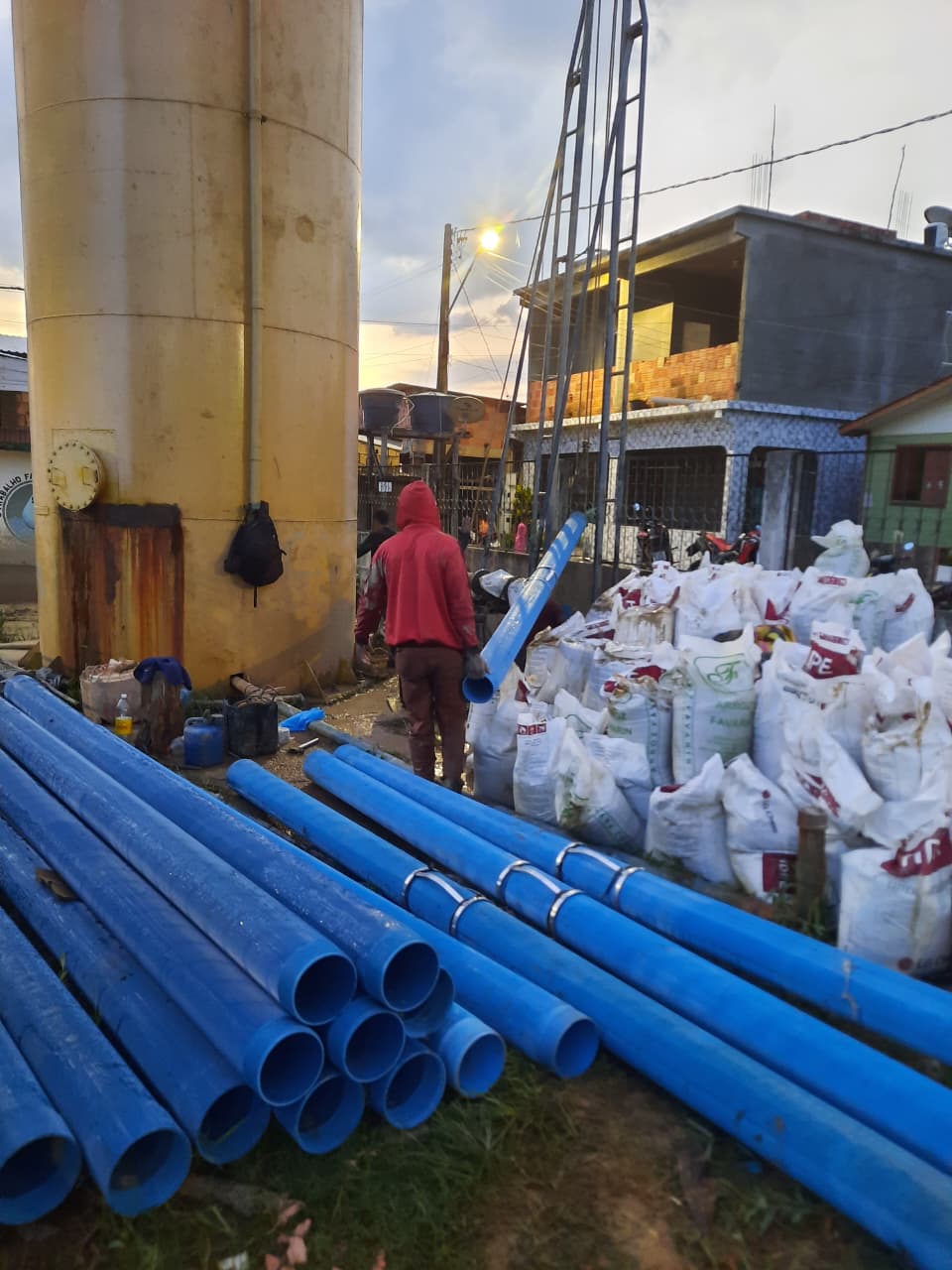 SAAE realiza obras de perfuração do novo poço artesiano do bairro de São José