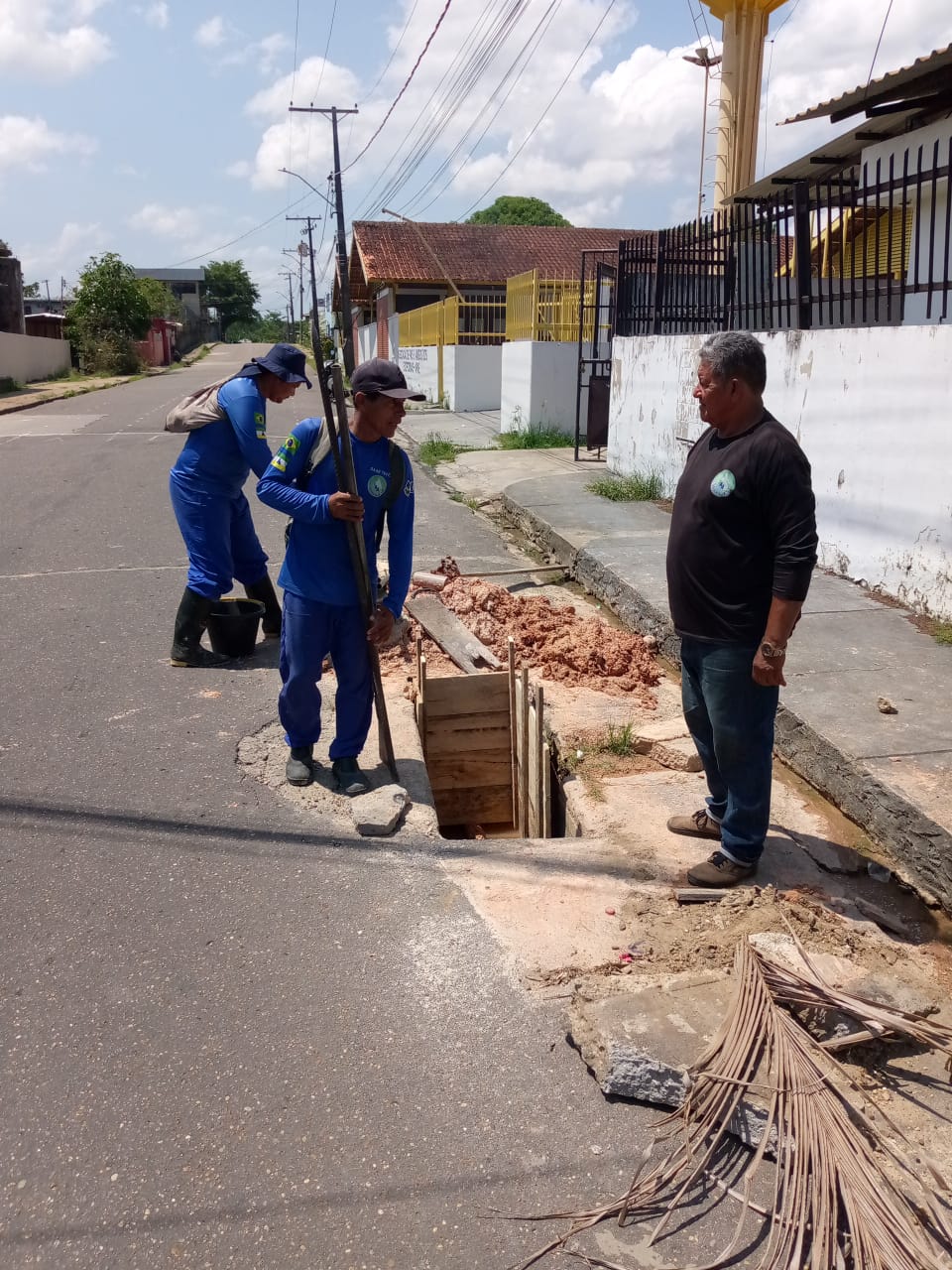 Implantação de Registro para melhorar o fluxo na Distribuição de Água da Estrada do Bexiga